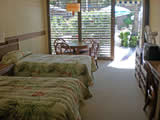 Double Beds in a Garden Suite hotel room on Waikiki Beach